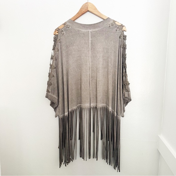 Buckle BKE Cardigan by Gimmick w/ tassels vintage wash - Picture 2 of 4